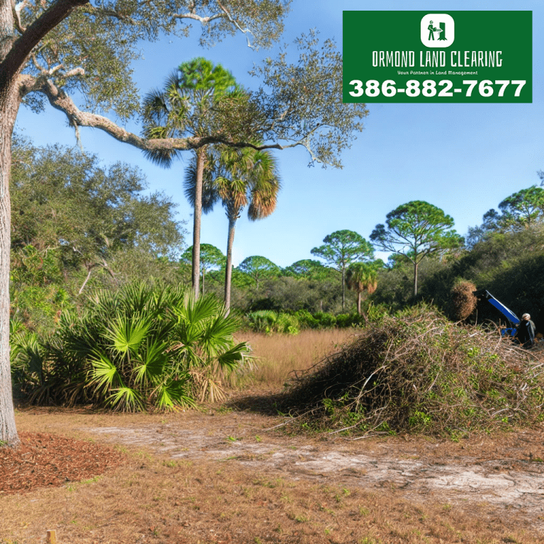 Brush Removal Services in Ormond Beach | Ormond Land Clearing